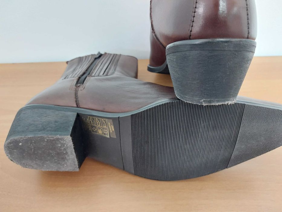 Ghete Cowboy piele naturală / măsura 46 model clasic (size 12 US)