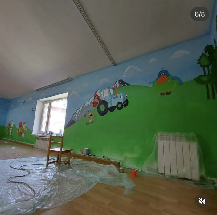 Дизайнер-художник | Роспись стен | Брендирование помещений