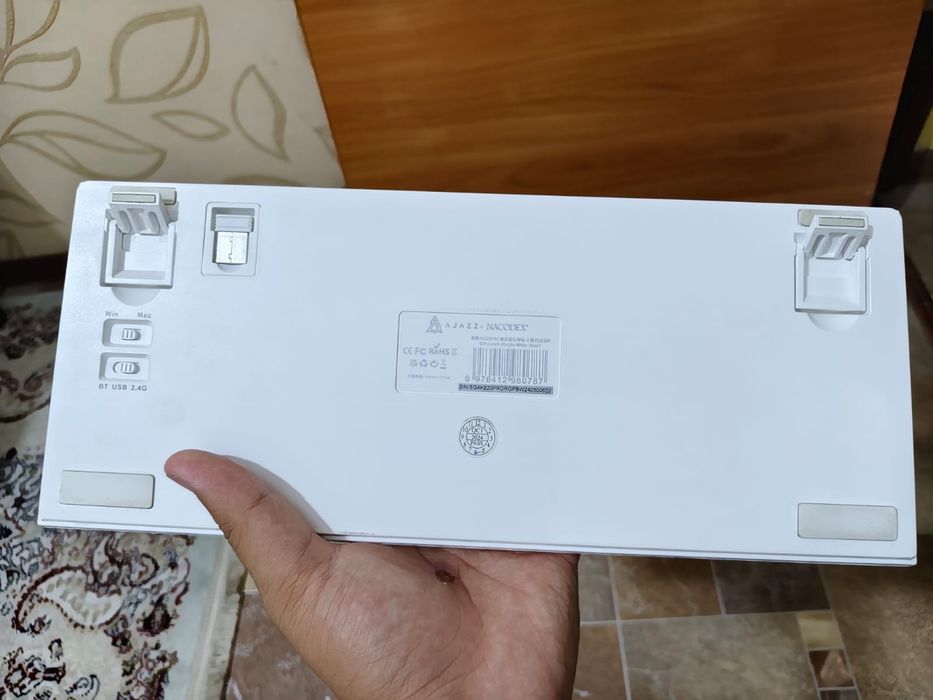 Клавиатура Ajazz AK820 Pro белый