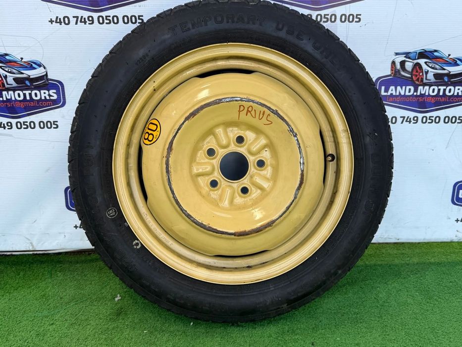 ROATĂ REZERVĂ 5*100 T135/80D16 / DOT 7TD8 / DOT 1 10 TX13 / J 16X4T / KATP4809 TOYOTA PRIUS 2012 HYBRID 1.8 BENZINA Hatchback 2009-2015
