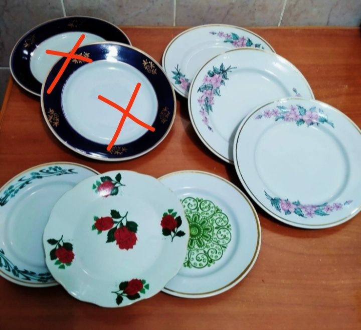 Набор тарелок  6 шт. (СССР))