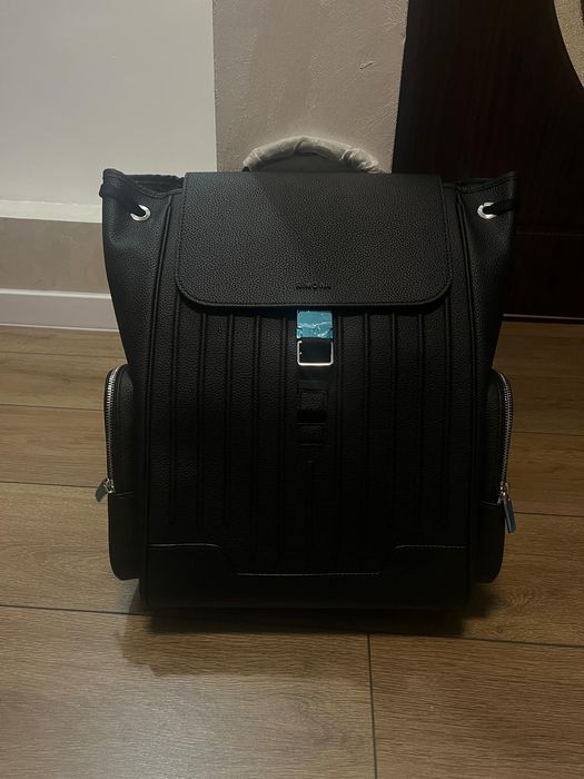 Ghiozdan rimowa negru de piele