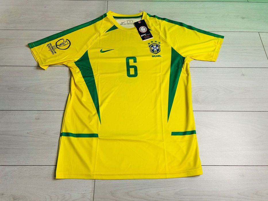 Tricou Brazilia roberto Carlos 6 World Cup 2002