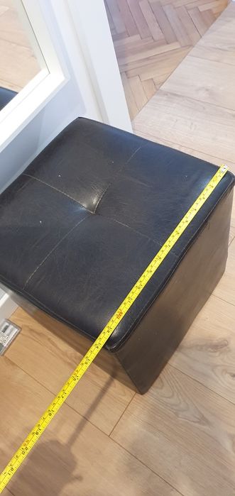 taburet piele ecologica 36cmX36cm