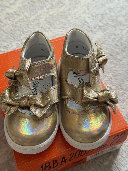 Туфли золото Tifani 22 р