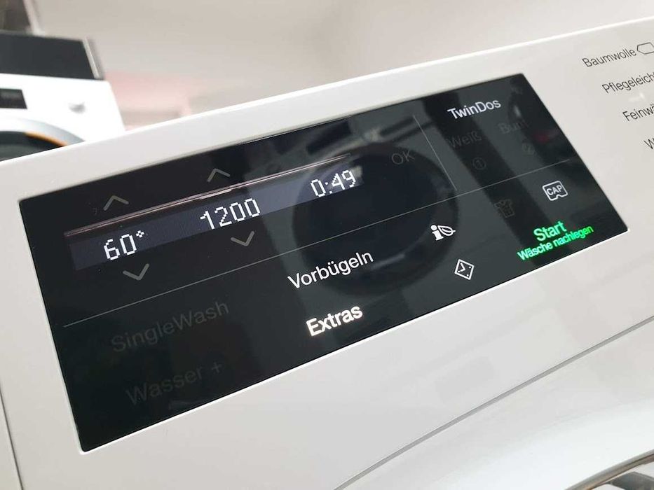 Miele 1600rpm 9кг Wi-Fi TwinDos Пералня Миеле 12м Гаранция