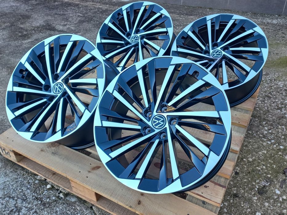 18"5×112 Skoda Seat Vw 8ж ет40 Чисто Нови Golf Passat Tiguan Touran Octavia Superb Leon Ateca