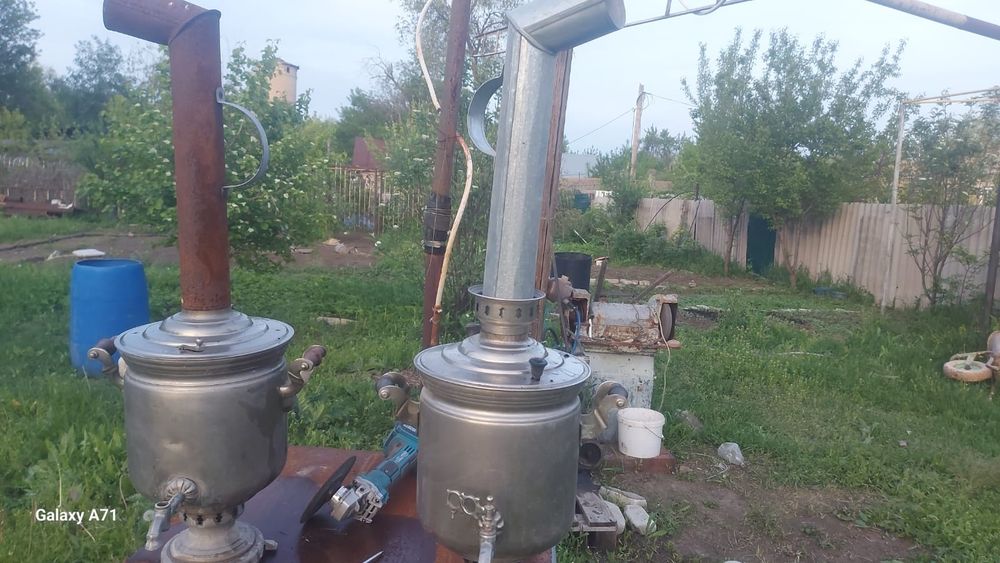 Советские дровянные самовары