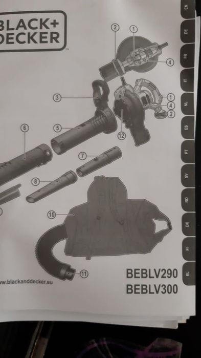 Садовый пылесос backpack