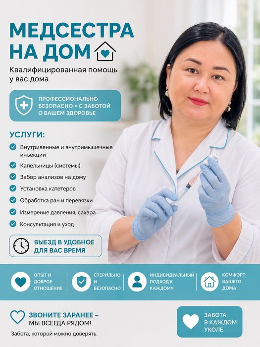 Вывод из запоя,Медсестра на дому, капельницы,уколы!!