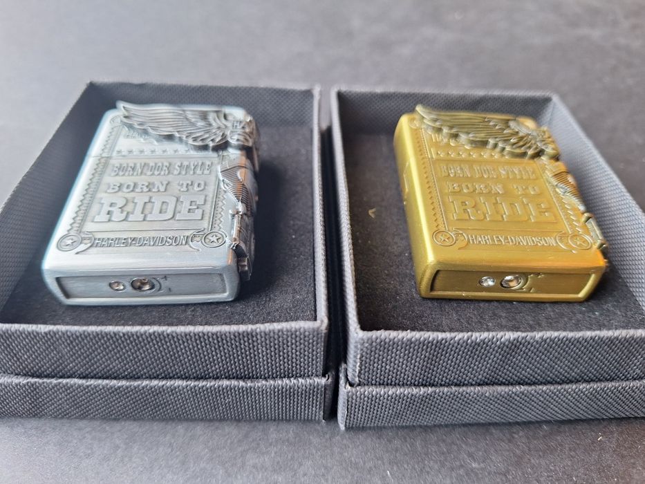 Газови метални запалки Harley Davidson (релефни)