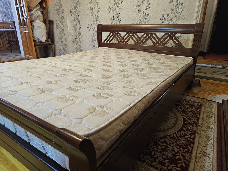 Кровать Сонет дерево 100% , двухспальнии,