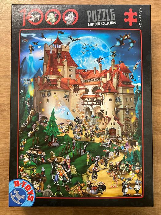 Set 4 puzzle-uri 1000 piese, complete – 100 lei