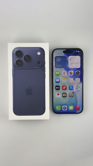 iPhone 17 Pro 256 gb Blue Titanium. Идеал. Чек «Мечта»