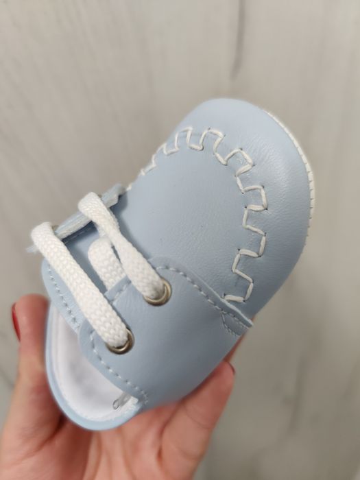 Costum botez bleu elegant+ cadou pantofi