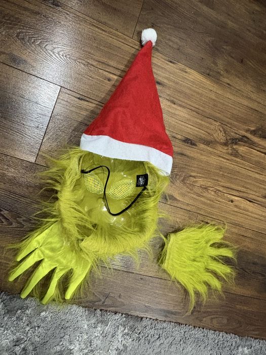 Карнавална маска и ръкавици на Гринч - The Grinch