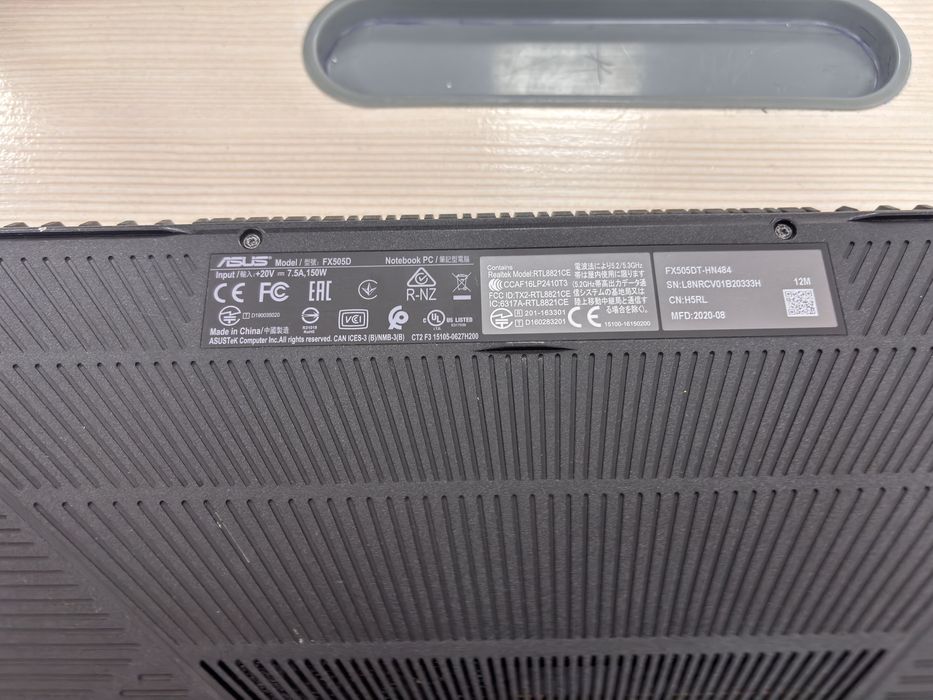 ASUS tuf gaming fx505dt