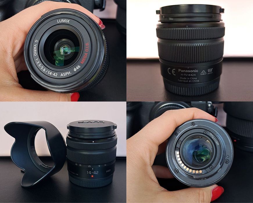 Фотоапарат Panasonic Lumix G7 + 3 обектива + пълен комплект аксесоари