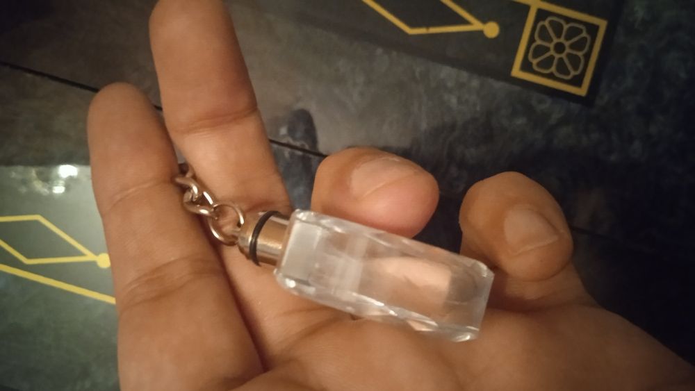 Брелок сердце с подсветкой