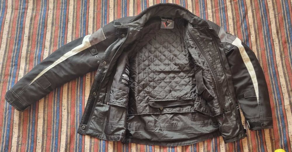 Дамско текстилно мото яке