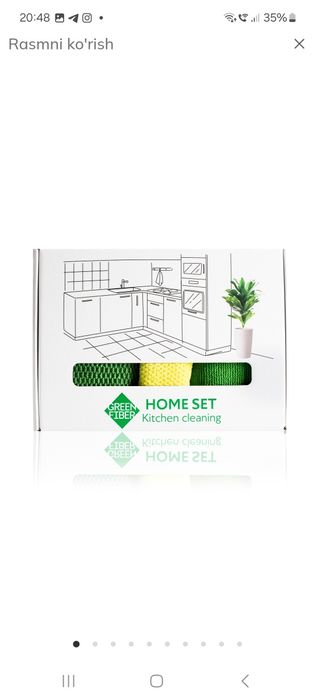 HOME SET Kitchen Cleaning Oshxona to’plami. 3tasi 1da