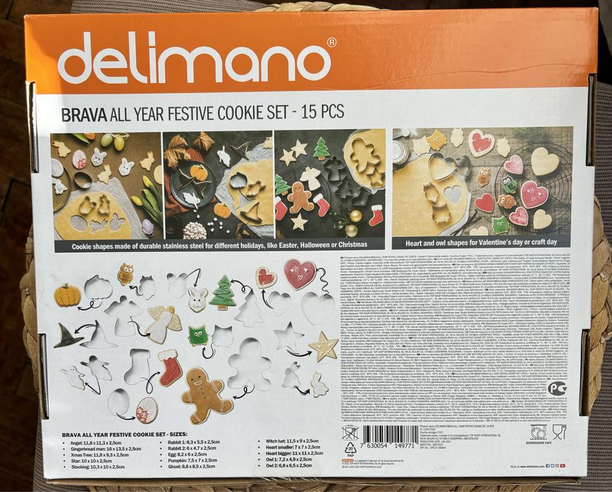 Формички за сладки Delimano и сет за сирене HD