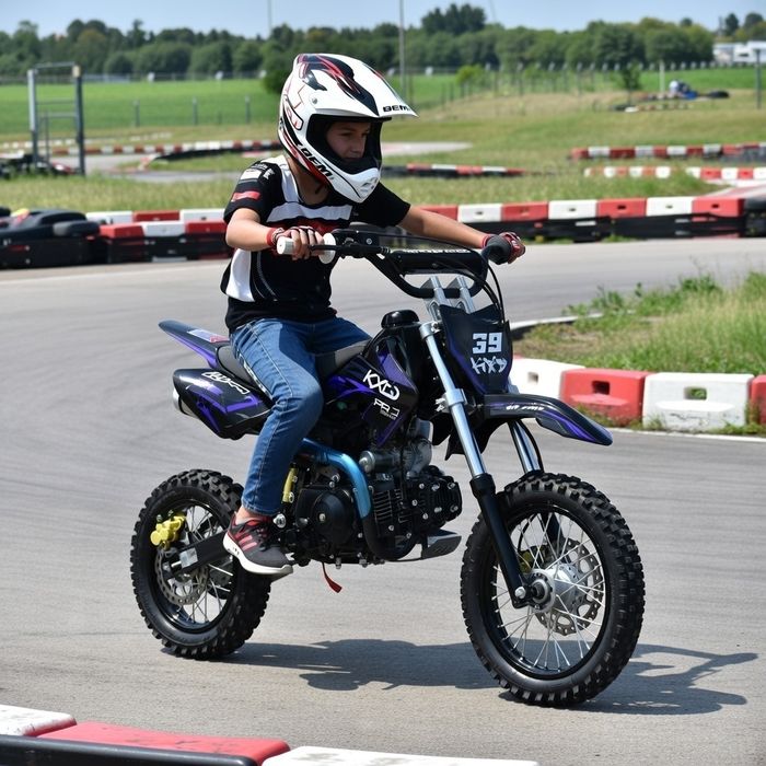 Moto Cross KXD 125cc DB-607 A J14/12" automatic buton