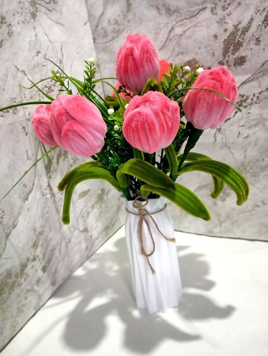 Dekerativniy gullarimiz sotiladi zakazgayam yasab beramiz