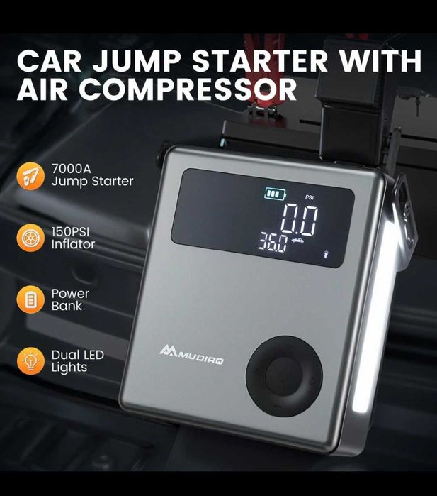 Starter Auto 7000 Amperi cu incarcare de 65w