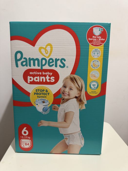 Scutece chilotel Pampers Pants Mega box marimea 6 (13-19 kg) 84 bucati