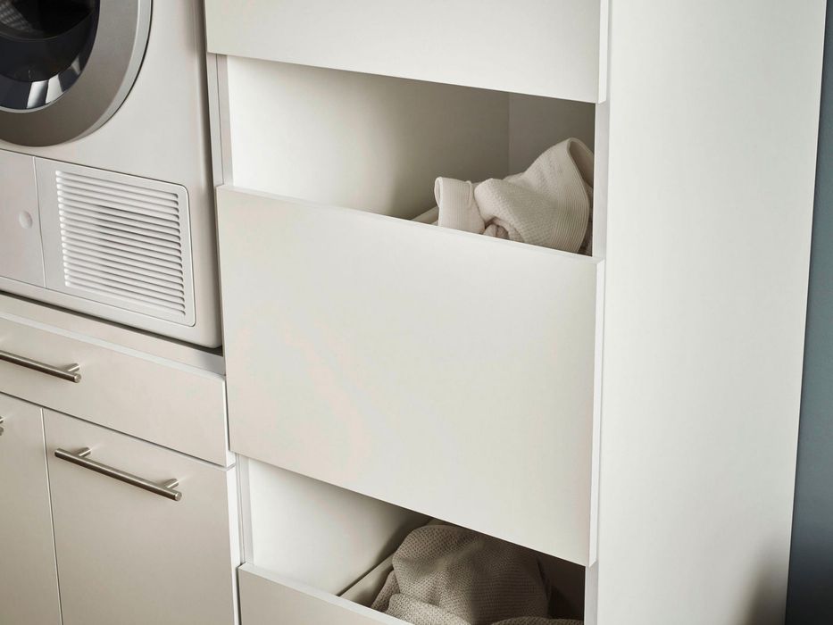 Dulap Masină Spălat Laundreezy, alb, 117.5 cm lățime