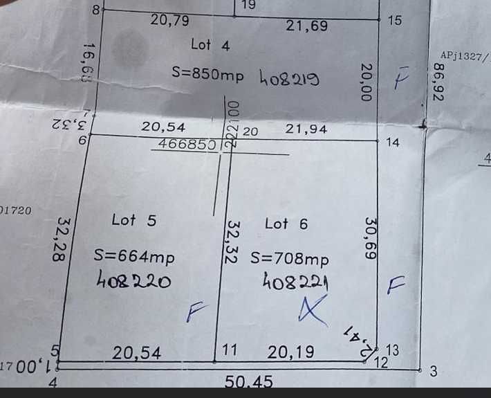 Teren Intravilan Sacosu Turcesc 664mp