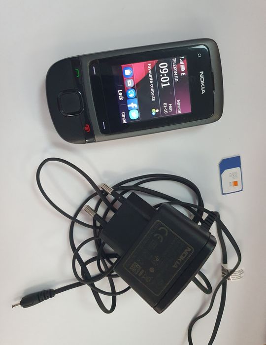 Telefon Nokia C2-05 butoane taste necodat seniori sanie
