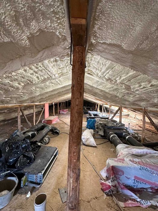 Pena sepish izolatsiya | Утепление крыши мансард | Пена утеплитель ППУ