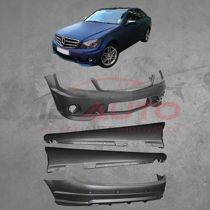 Пакет брони AMG за Mercedes C-class W204 sedan (2007-2011), мерцедес