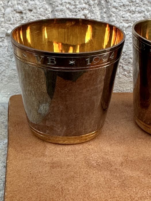 Pahar/pahare argint aurit/vechi