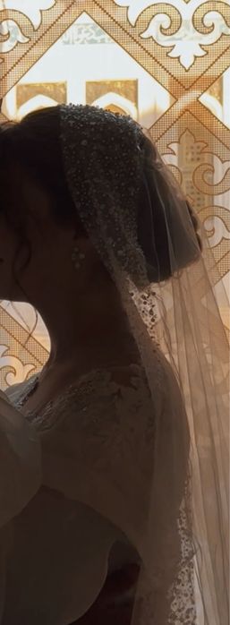 фата с  жемчугом