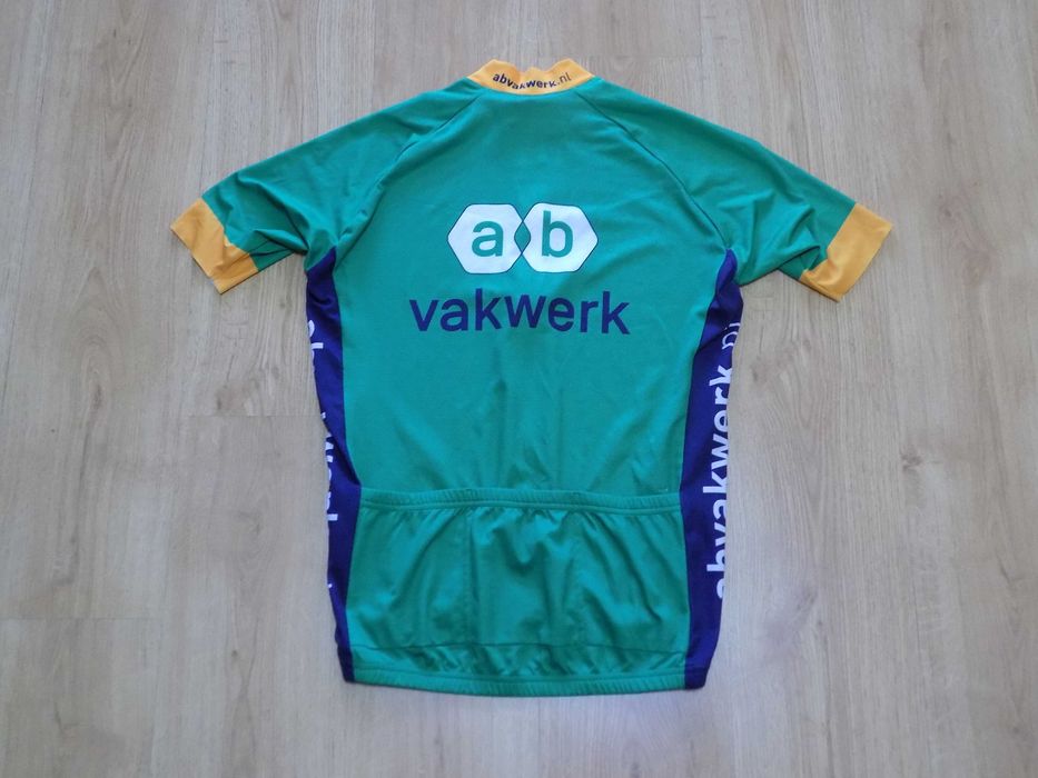 вело джърси bio racer тениска шосейно колоездене мъжко оригинално M/XL