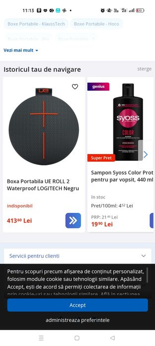 Boxă portabilă UE  Roll 2