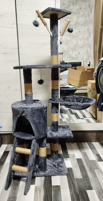 Домик для кошки когтеточка Большая