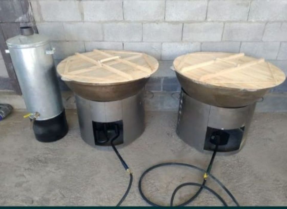 Қазан ошақ титан Аренда  болон гарелка бар арендаға