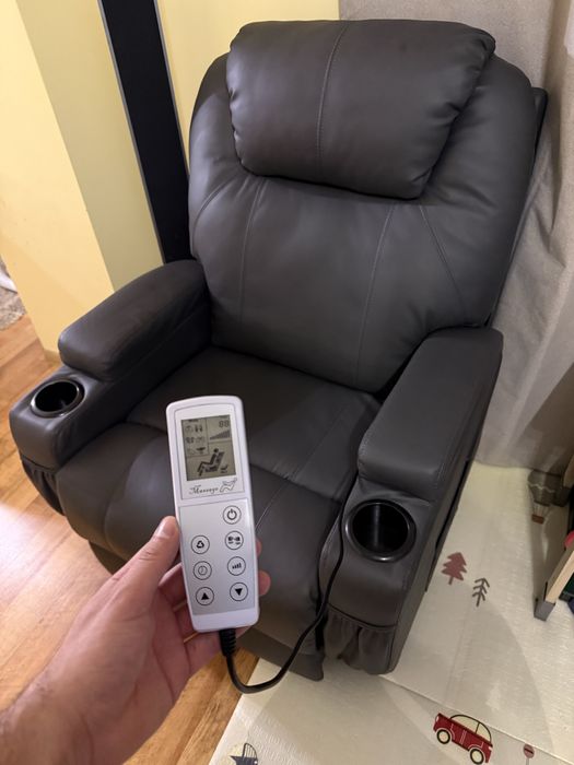 Масажиращ фотьойл с подгрев