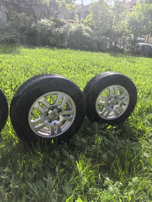Honda лети джанти 15-ки, 15X6JJ 50, с гуми Continental ContiCrossContact LX 2, 205/70 R 15 H