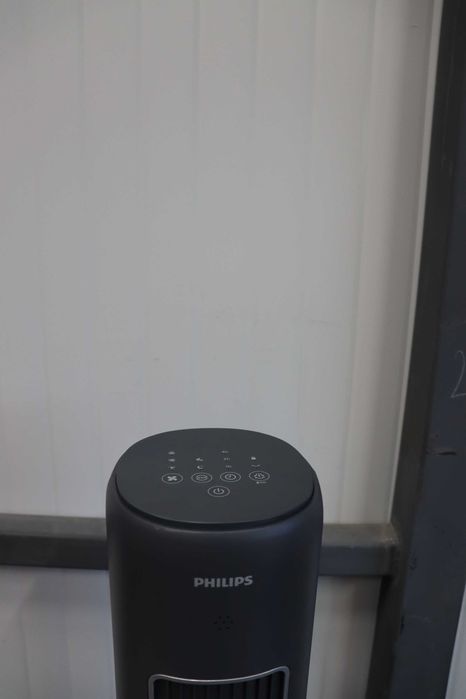 Вентилатор Philips CX5535, 3 скорости, дифузер на аромати, 40W, черен