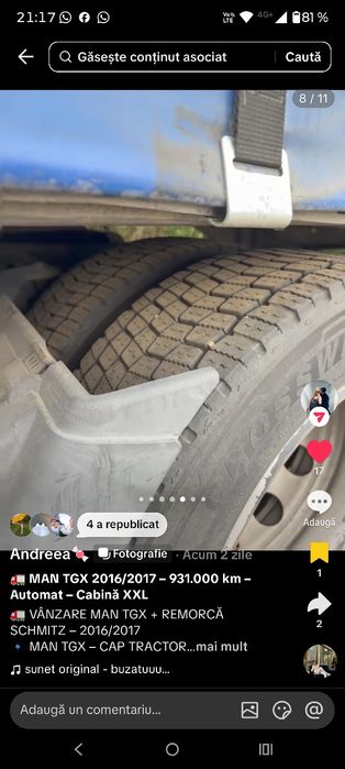 De vânzare  MAN TGX