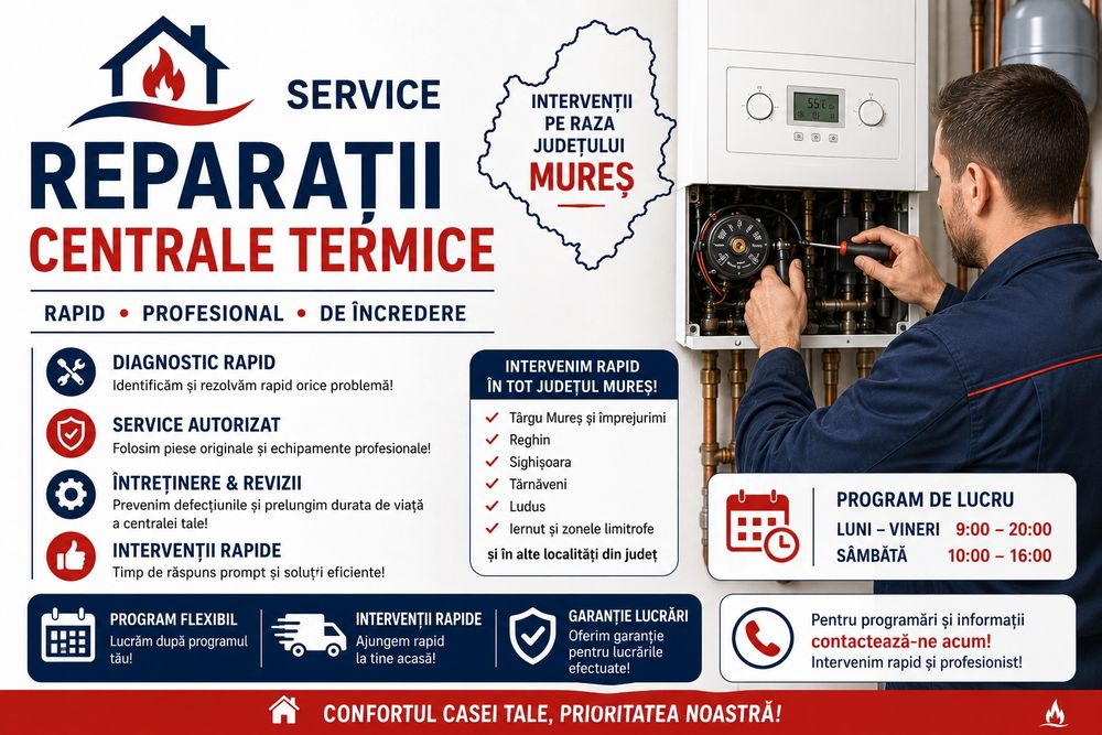 Reparatii centrale termice