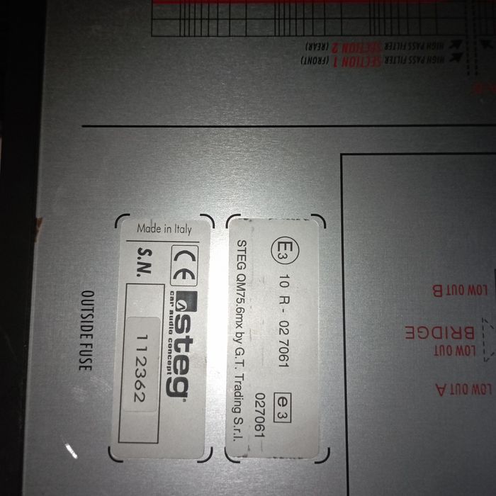 Оригинал усилитель итальянски.