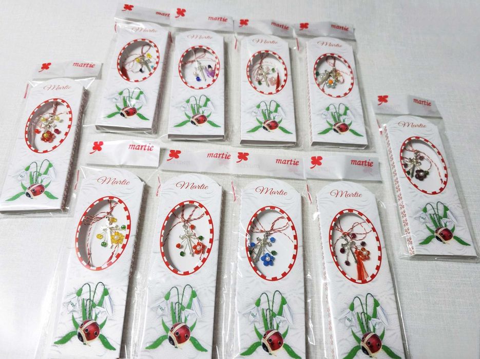 Reducere! Martisoare unicat, handmade din margele, modele diverse