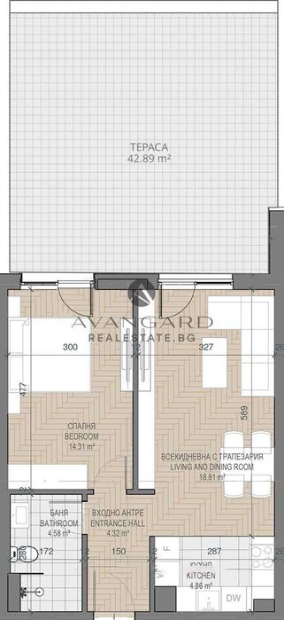 Продава се Двустаен апартамент в Пловдив, Център - 132 кв.м за 1268 €/кв.м - Снимка #1