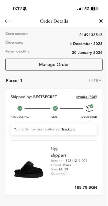 Ugg обувки размер  38